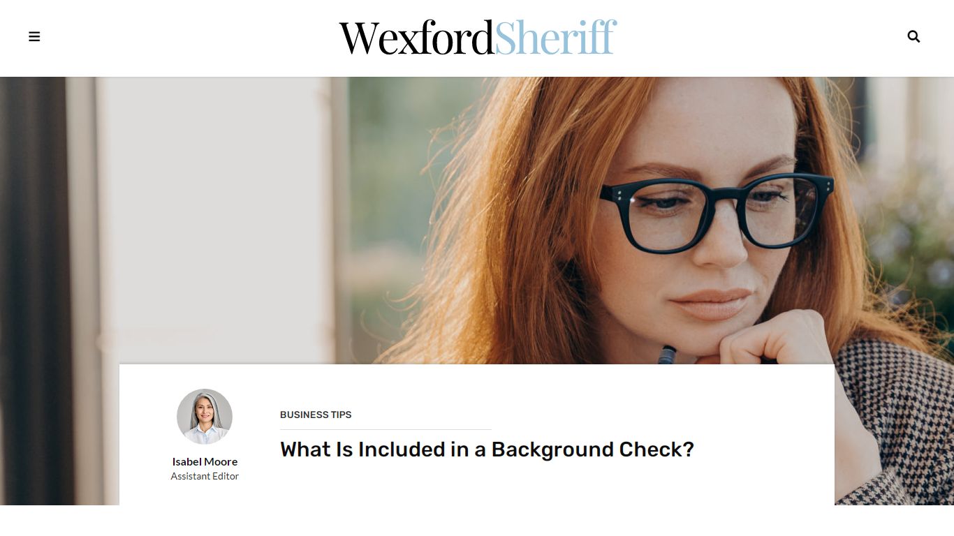 What Is Included in a Background Check? - Wexford Sheriff